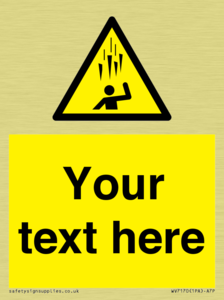 Custom Falling Ice sign